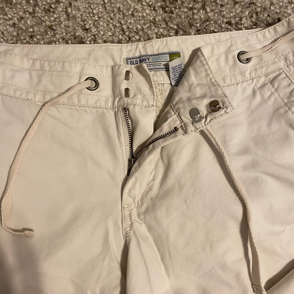 Tan Cropped Pants - Picture 3 of 4